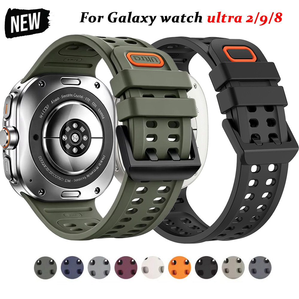 Smartwatch Samsung Watches For Men - สายซิลิโคนสำหรับนาฬิกา Samsung Galaxy Watch 8 9