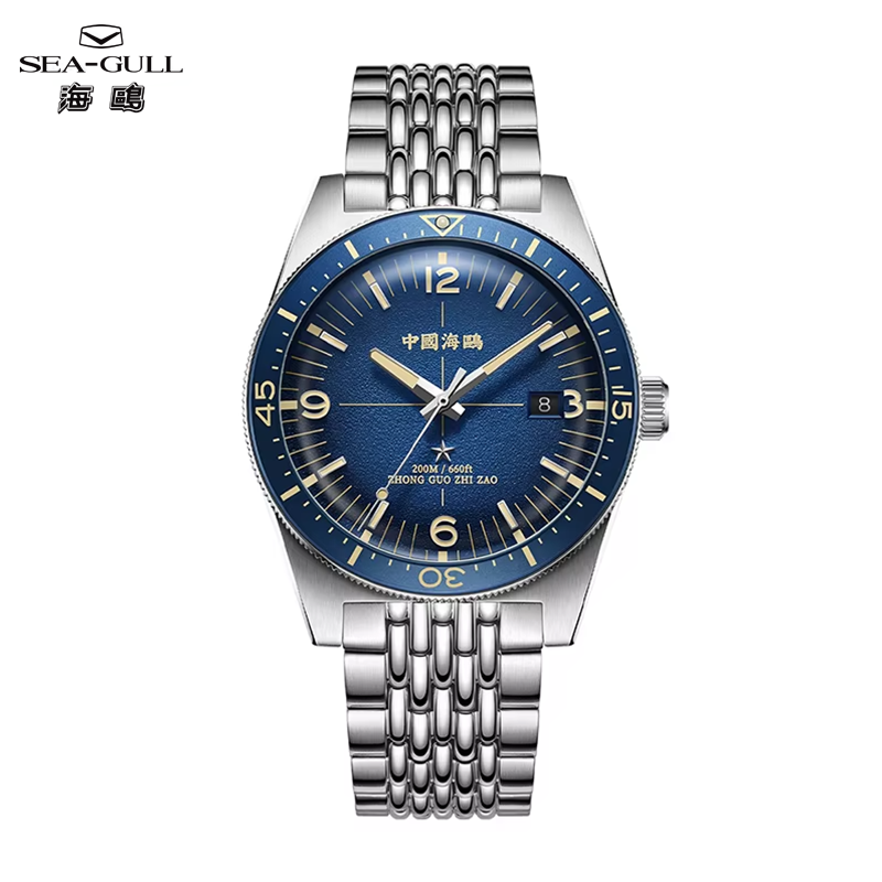 Omega Watch Constellation - นาฬิกาข้อมือผู้ชาย Seagull Deep Ocean ระบบออโตเมติก กลไกจักรกล