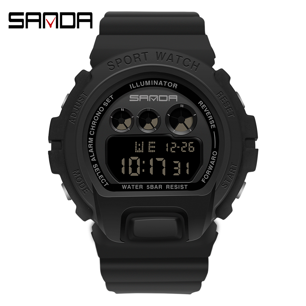 Chronograph Sport Watch - นาฬิกาแฟชั่นใหม่2022นาฬิกาทหารนาฬิกาสปอร์ตผู้ชายเรียบง่ายนาฬิกาปลุก MS กันกระแทกกันน้ำนาฬิกาดิจิตอล reloj hombre