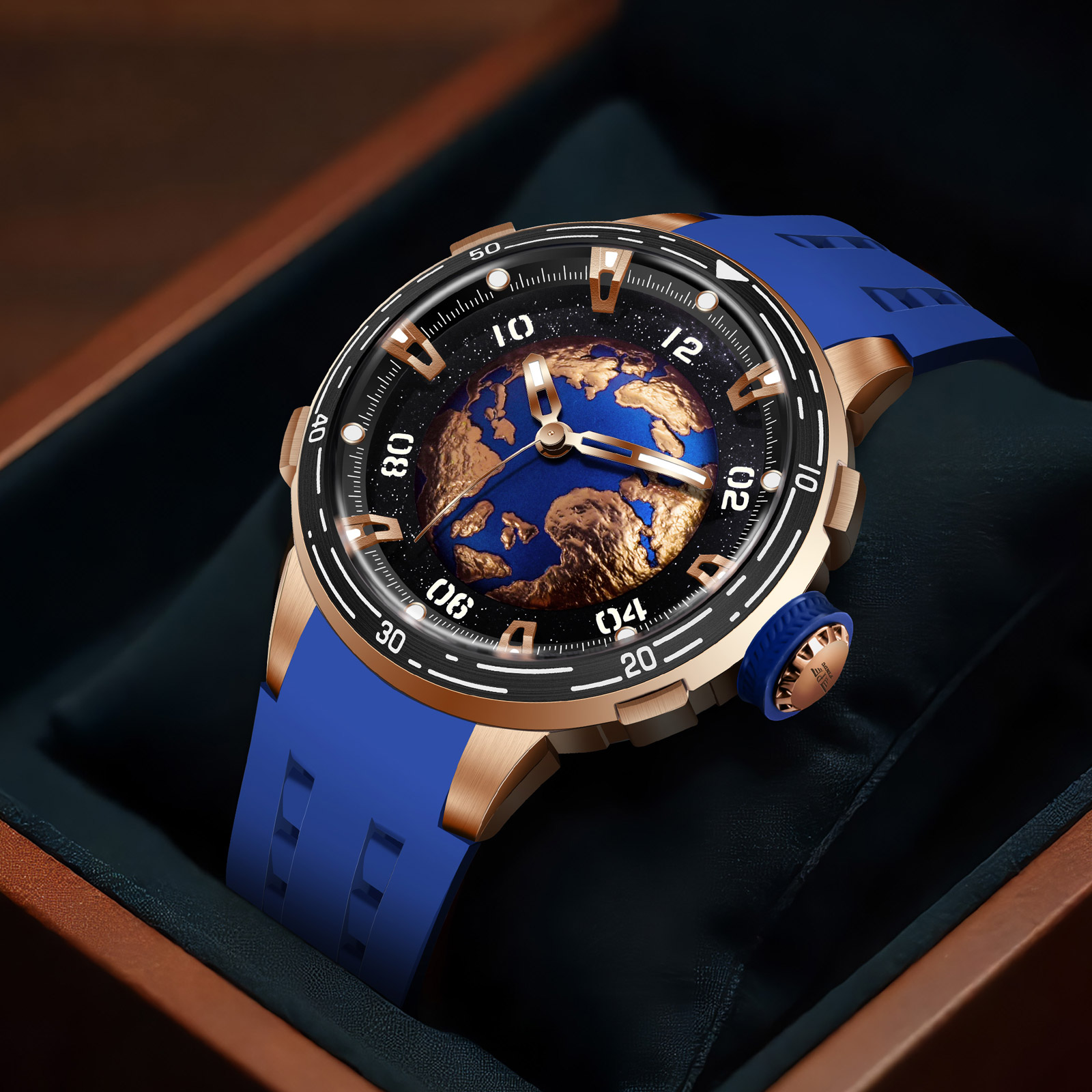 Omega Watch Constellation - นาฬิกาอัตโนมัติ Astronomy Mars สำหรับผู้ชาย, กลไก Miyota