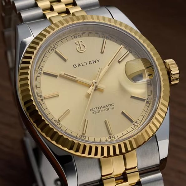 Omega Watch Constellation - นาฬิกาอัตโนมัติ Baltany Men 36 มม. นาฬิกาข้อมือแบบกลไก