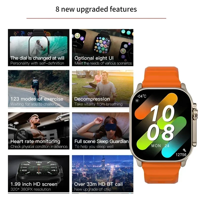 นาฬิกาอัจฉริยะรุ่นใหม่ T10 Ult - Smartwatch Watches Girls บทวิจารณ์และราคา