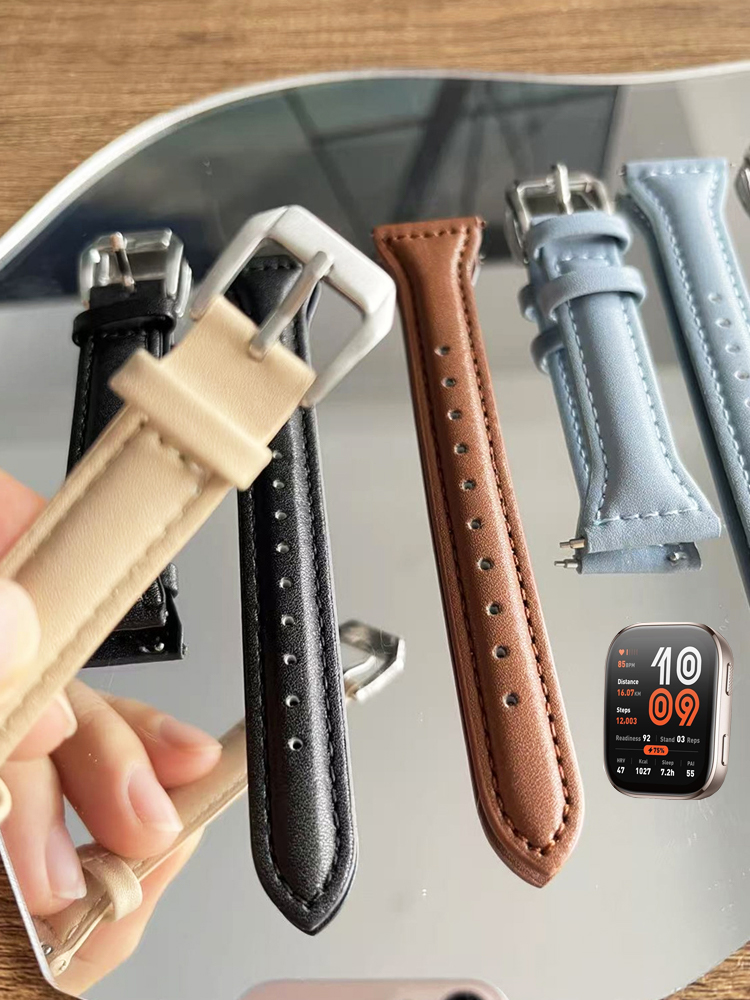 สายนาฬิกาหนังขนาด 20 มม./22 มม - Smartwatch Slim Watches For Men บทวิจารณ์และราคา