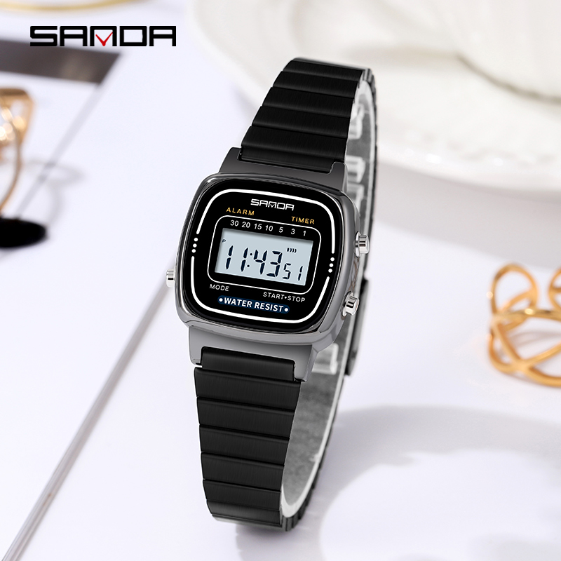 Sanda นาฬิกาดิจิตอล LED สำหรับ - Chronograph Sport Watch บทวิจารณ์และราคา