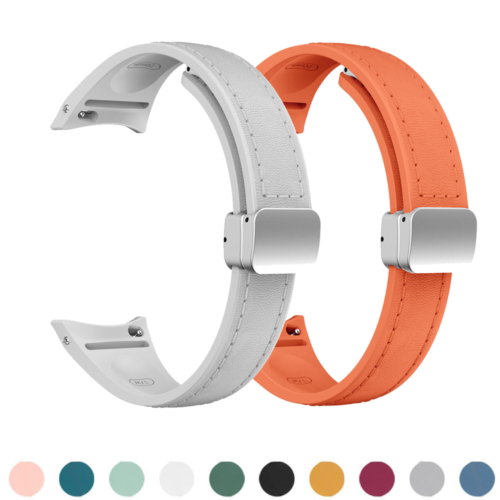 ของแท้หนัง + สายรัดซิลิโคนสําห - Smartwatch Slim Watches For Men บทวิจารณ์และราคา