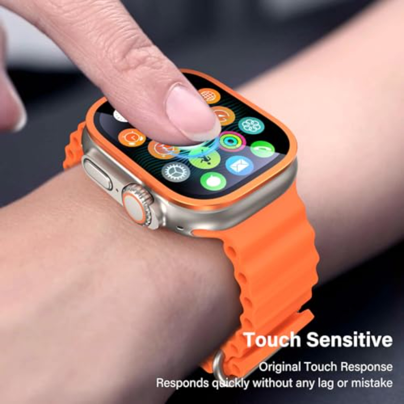 2PCS HD กระจกนิรภัยโลหะสำหรับแ - Smartwatch Apple Watches For Women บทวิจารณ์และราคา
