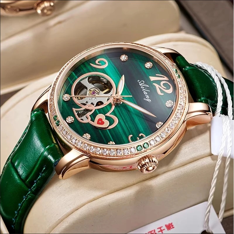 นาฬิกาข้อมือสำหรับผู้หญิง AILA - Skeleton Mechanical Watch บทวิจารณ์และราคา
