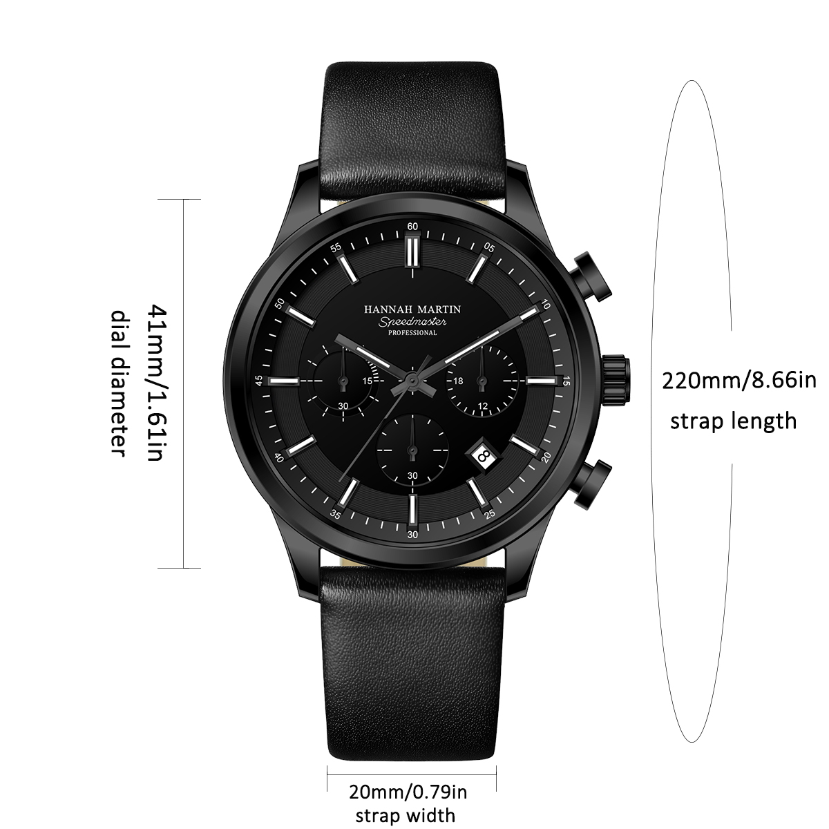 กล่องของขวัญนาฬิกาข้อมือผู้ชาย - Chronograph Sport Watch บทวิจารณ์และราคา