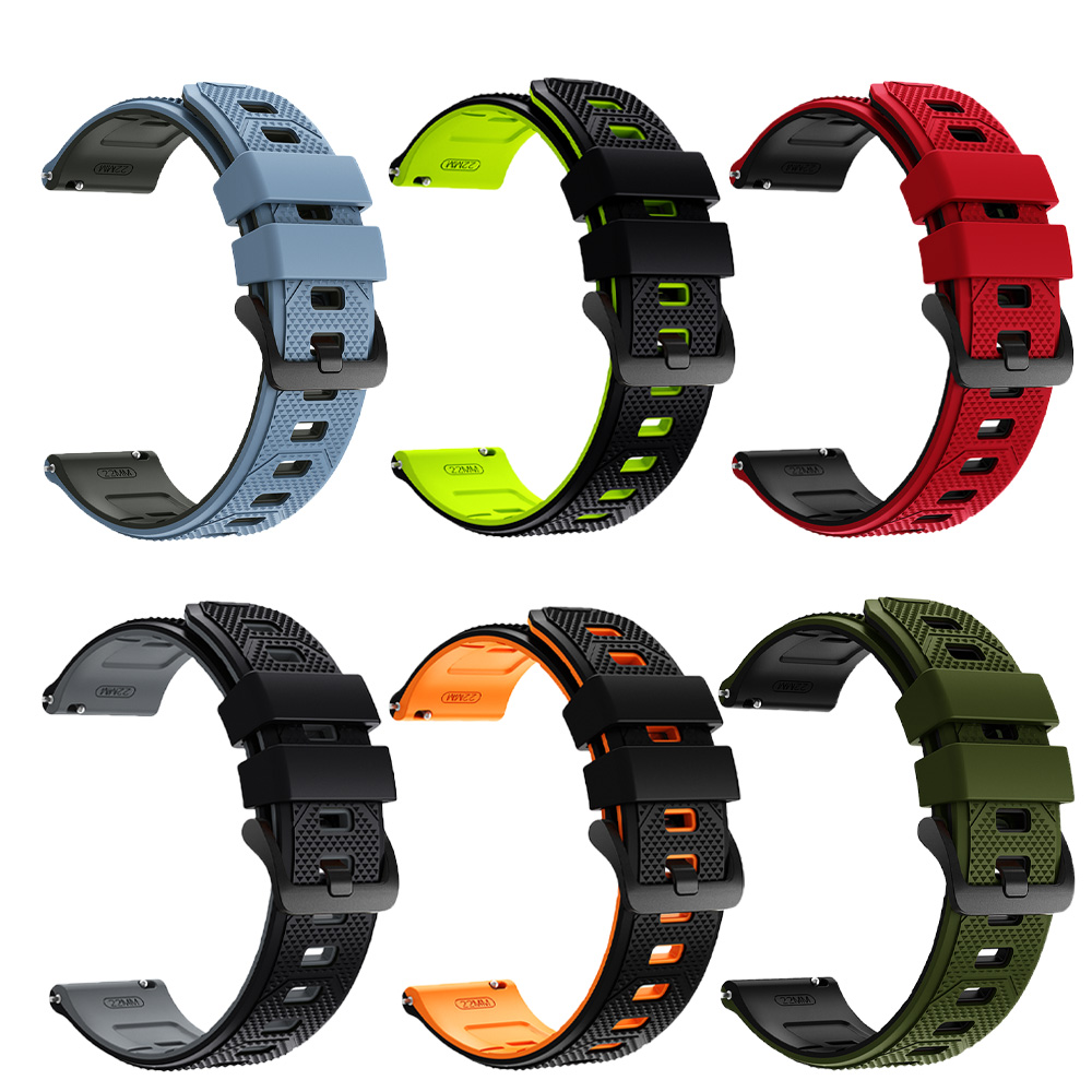 สายนาฬิกาซิลิโคนนุ่มขนาด 22 มม - Smartwatch Running Watches For Men บทวิจารณ์และราคา
