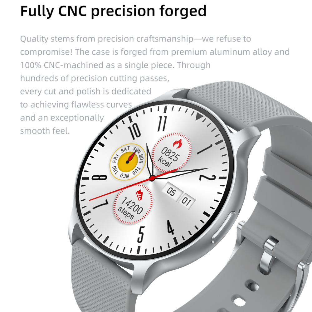 สมาร์ทวอทช์ AMOLED บางเฉียบ ขน - Smartwatch Slim Watches For Men บทวิจารณ์และราคา
