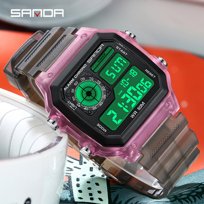 นาฬิกาแฟชั่น Sanda แบรนด์ชั้นน - Chronograph Sport Watch บทวิจารณ์และราคา
