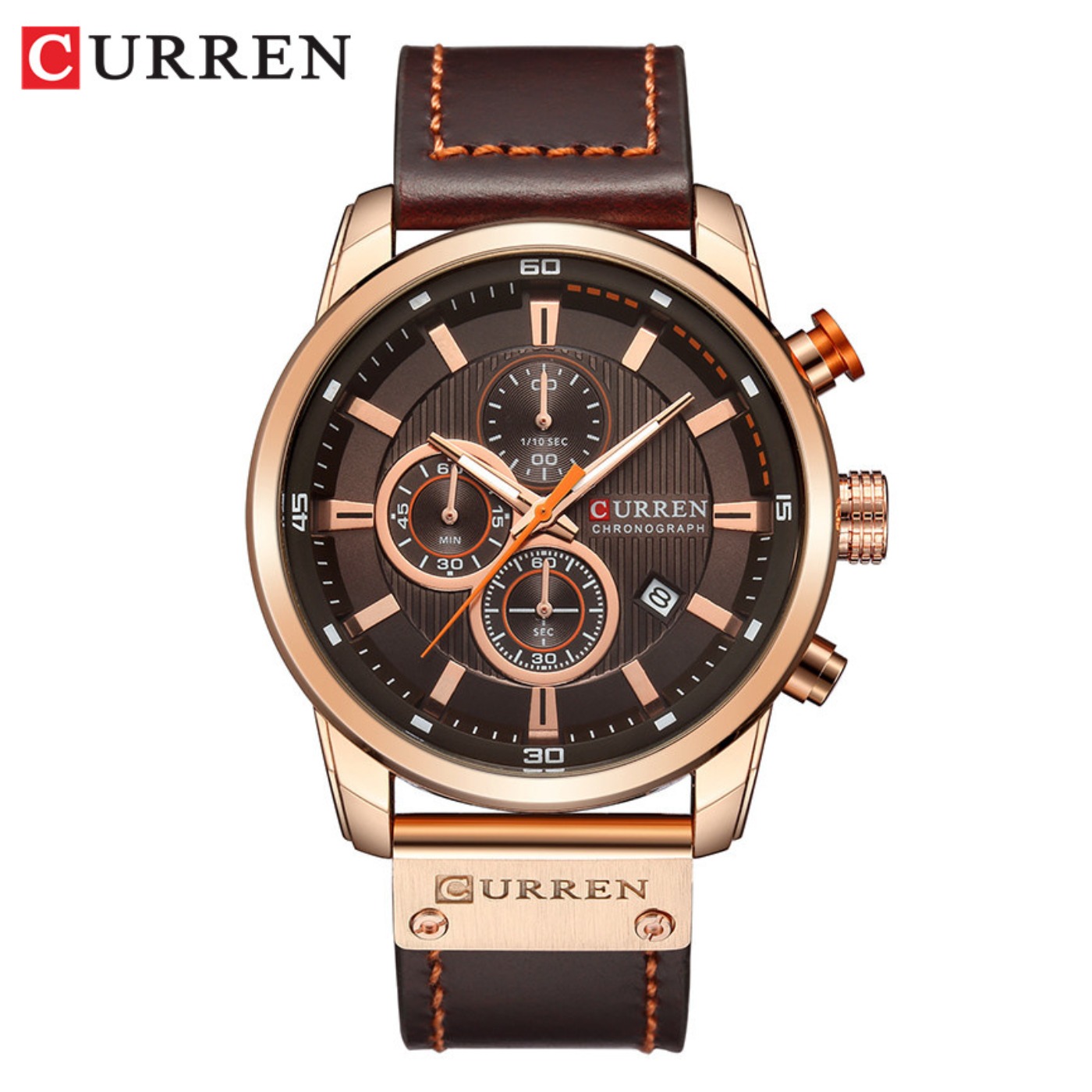 นาฬิกาข้อมือควอตซ์แฟชั่น CURRE - Chronograph Sport Watch บทวิจารณ์และราคา
