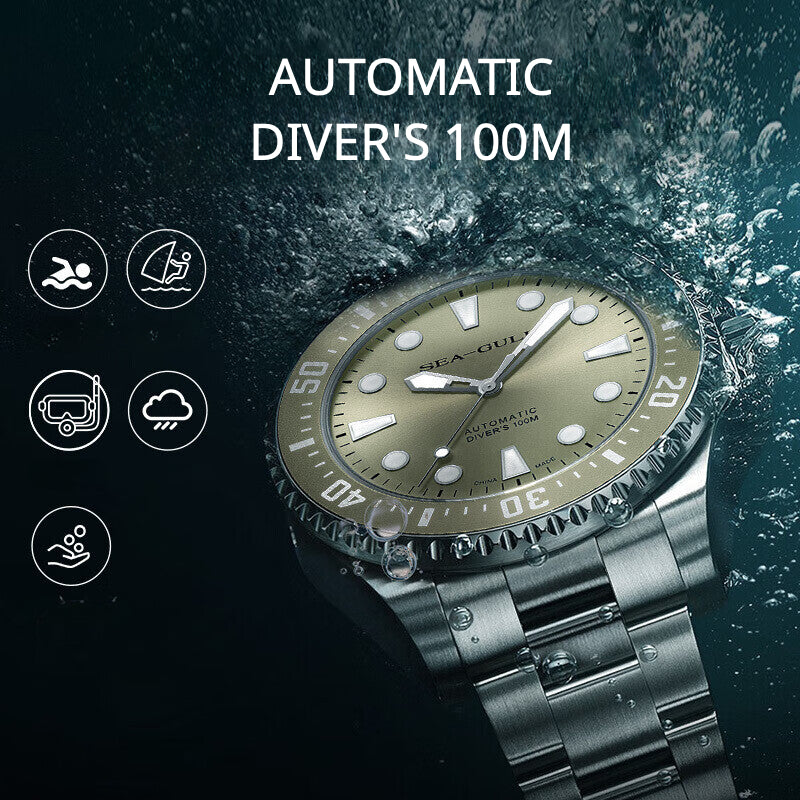 Seagull นาฬิกาผู้ชายอัตโนมัติน - Omega Watch Constellation บทวิจารณ์และราคา