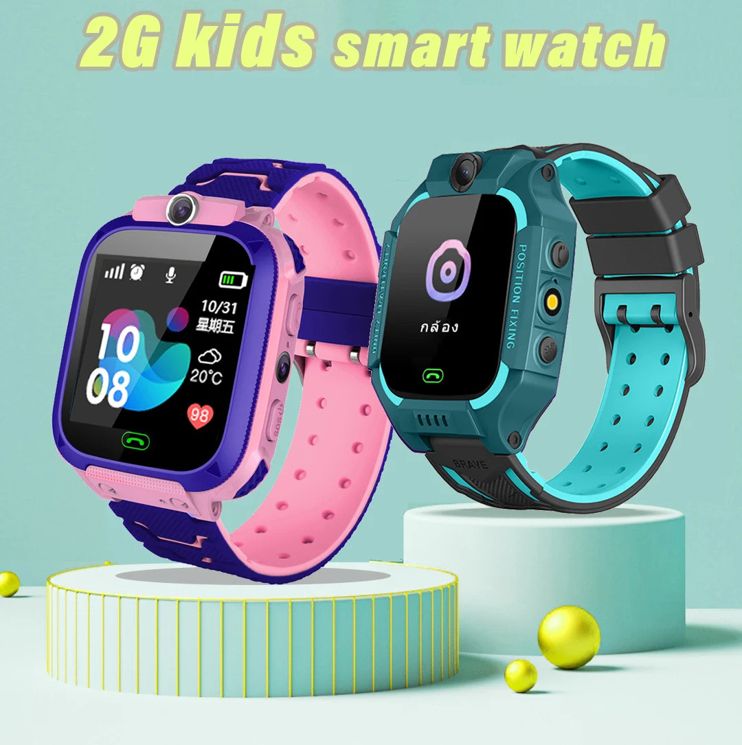Q12 เด็กดูสมาร์ท 2G SOS โทรตํา - Smartwatch Watches Girls บทวิจารณ์และราคา