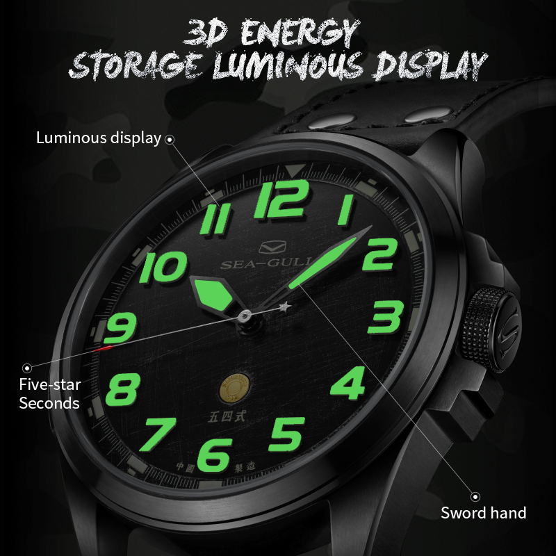 Seagull 43mm Pilot นาฬิกา Vint - Omega Watch Constellation บทวิจารณ์และราคา