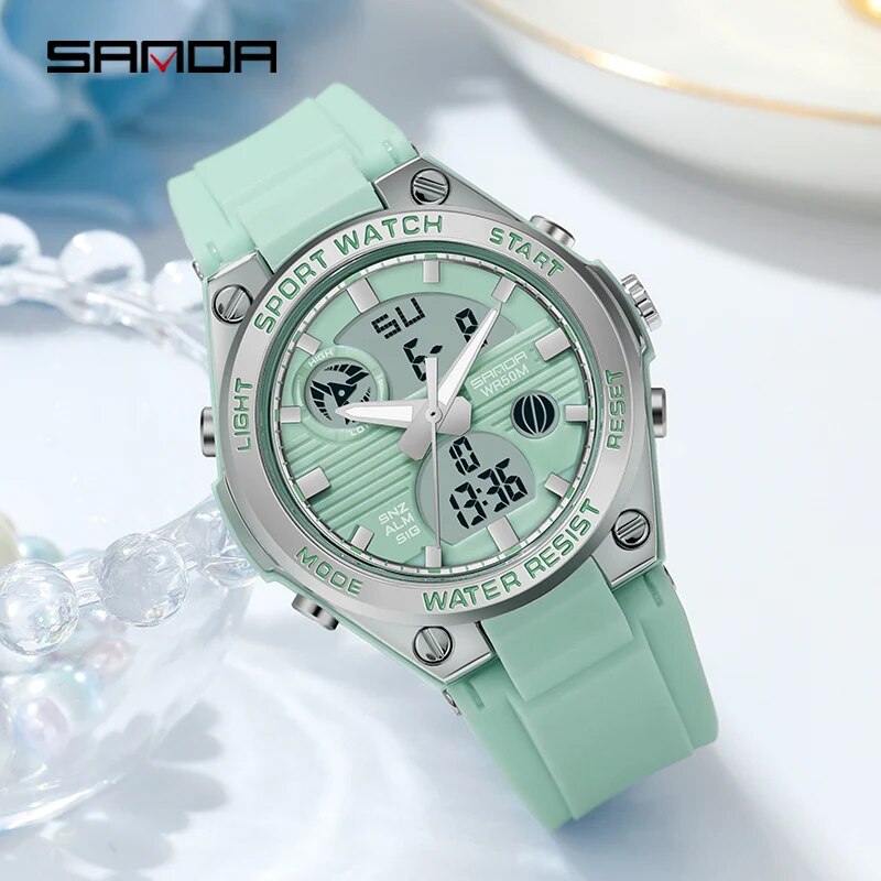 นาฬิกาอิเล็กทรอนิกส์สำหรับผู้ห - Chronograph Sport Watch บทวิจารณ์และราคา