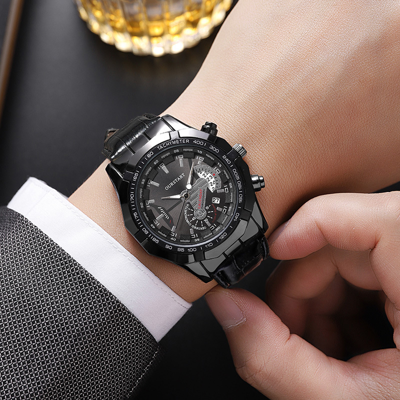 นาฬิกาควอตซ์ผู้ชาย พร้อมปฏิทิน - Smartwatch Casual Watches For Men บทวิจารณ์และราคา