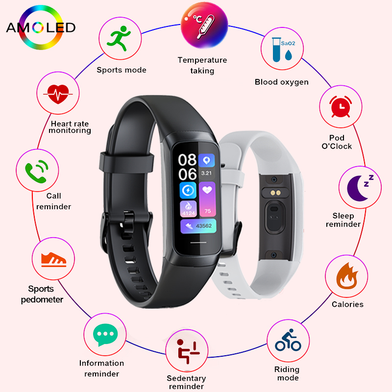 สมาร์ทวอทช์ LIGE หน้าจอ AMOLED - Smartwatch Slim Watches For Men บทวิจารณ์และราคา