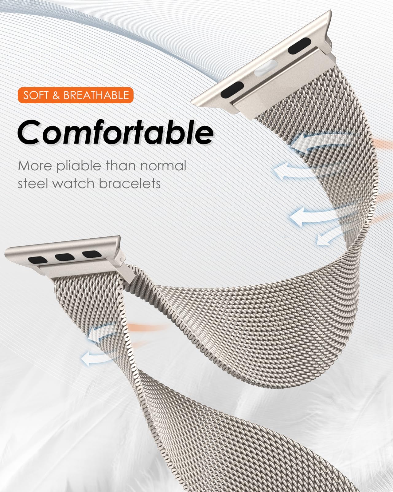 สาย Milanese สำหรับ Apple Watc - Smartwatch Apple Watches For Women บทวิจารณ์และราคา