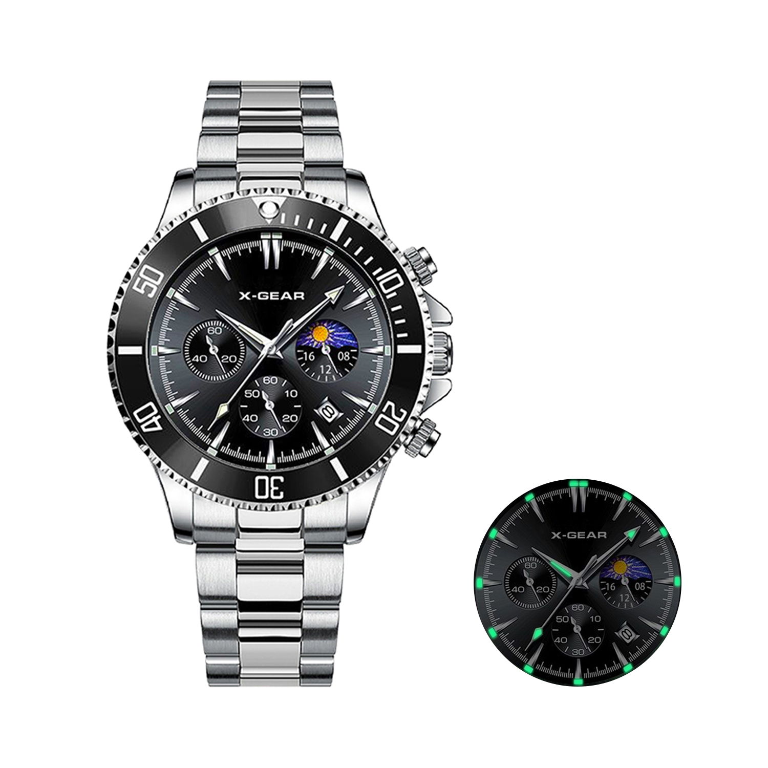 นาฬิกาควอตซ์แฟชั่น X-GEAR สำหร - Smartwatch Casual Watches For Men บทวิจารณ์และราคา