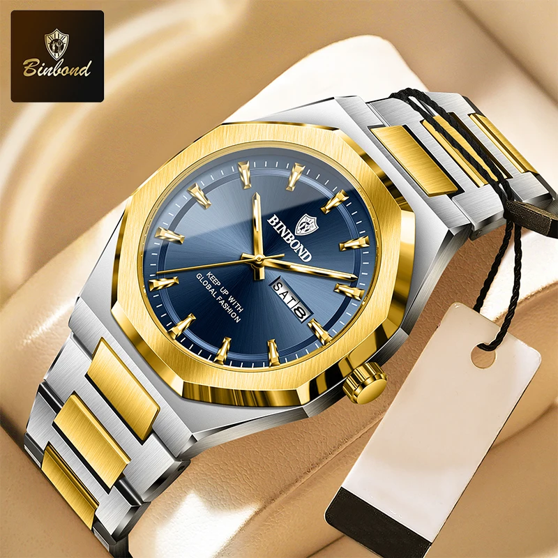 นาฬิกาควอตซ์ BINBOND แฟชั่นทัน - Smartwatch Trending Watches For Men บทวิจารณ์และราคา