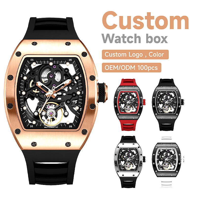 นาฬิกาข้อมือกลไกอัตโนมัติ Skel - Skeleton Mechanical Watch บทวิจารณ์และราคา