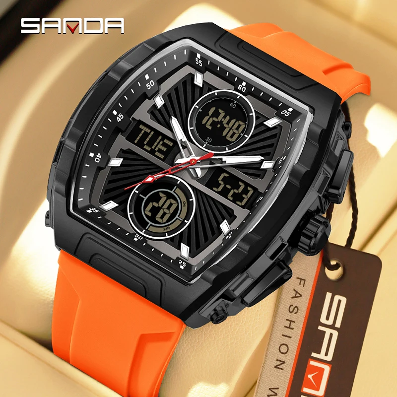 SANDA เทรนด์แฟชั่นใหม่นาฬิกาผู - Smartwatch Trending Watches For Men บทวิจารณ์และราคา