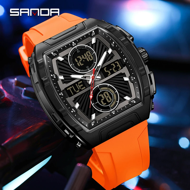 SANDA เทรนด์แฟชั่นใหม่นาฬิกาผู - Smartwatch Trending Watches For Men บทวิจารณ์และราคา