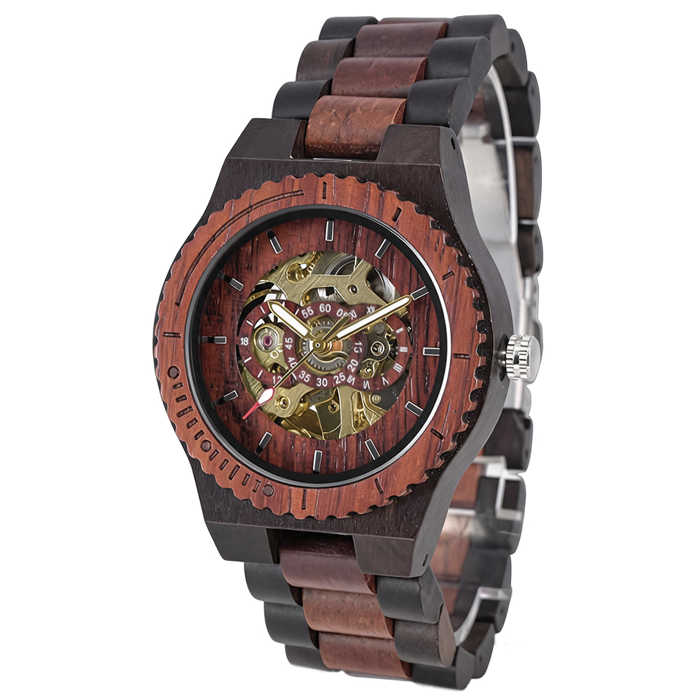 นาฬิกาข้อมือสำหรับผู้หญิง ดีไซ - Skeleton Mechanical Watch บทวิจารณ์และราคา
