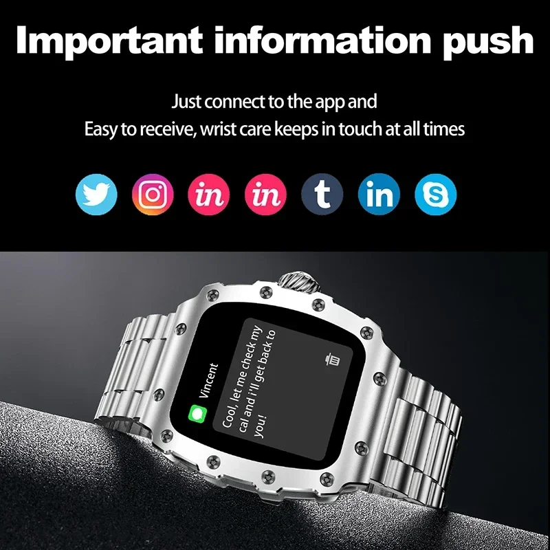 นาฬิกาอัจฉริยะรุ่นใหม่ หน้าจอ  - Smartwatch Trending Watches For Men บทวิจารณ์และราคา