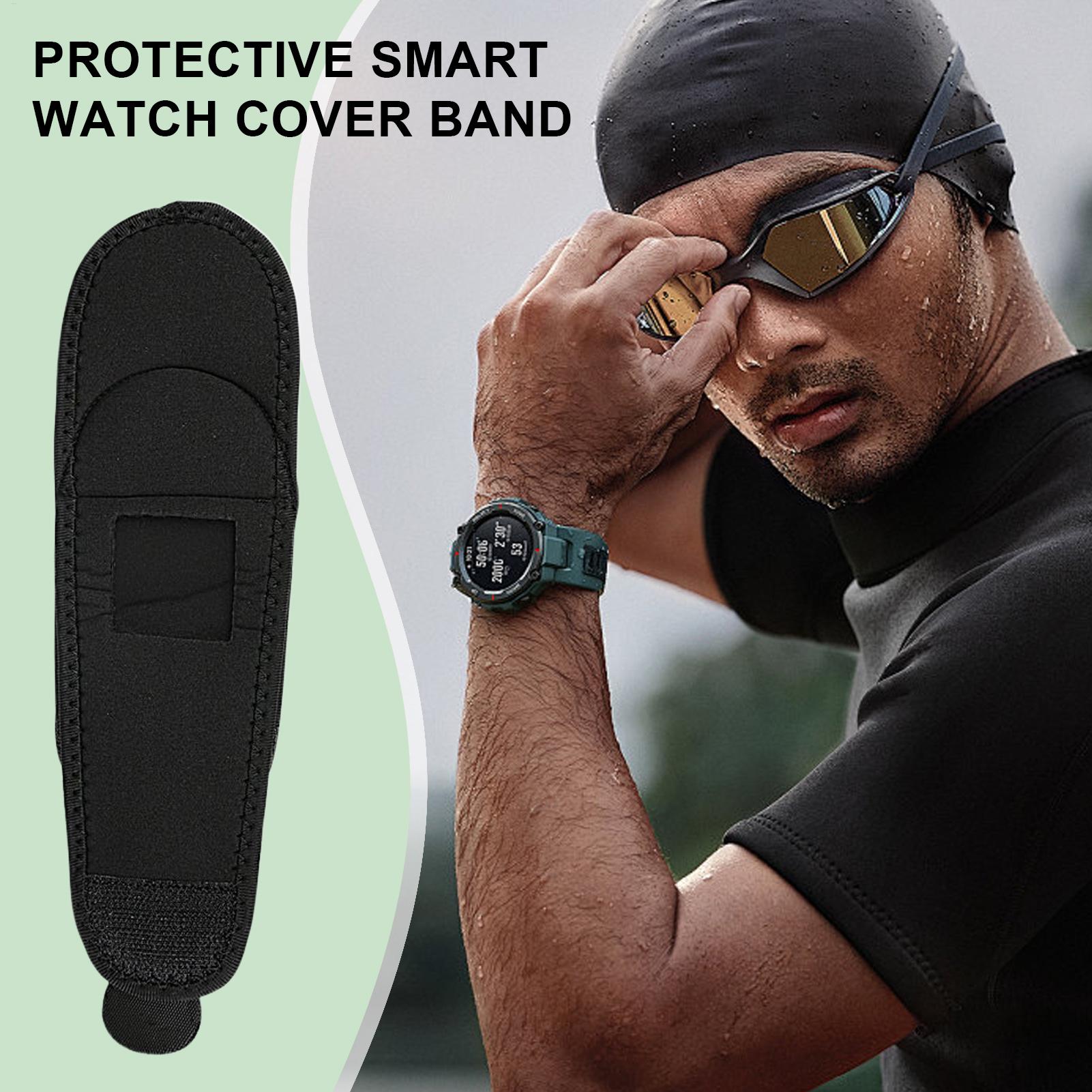 ฝาครอบนาฬิกาอัจฉริยะ ฝาครอบสาย - Smartwatch Running Watches For Men บทวิจารณ์และราคา