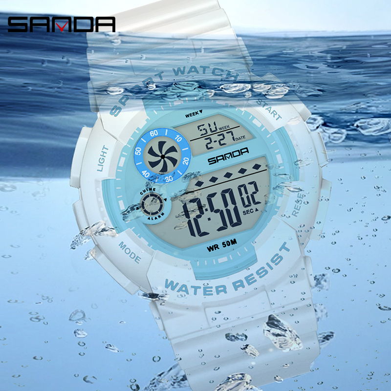 Sanda g นาฬิกาปลุกแฟชั่นผู้หญิ - Chronograph Sport Watch บทวิจารณ์และราคา